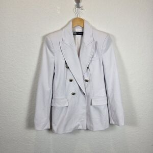 Zara Blazer Size S COLOR OFF WHITE/GREY